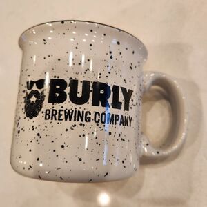 Burly Brewing ceramic coffee cup.
